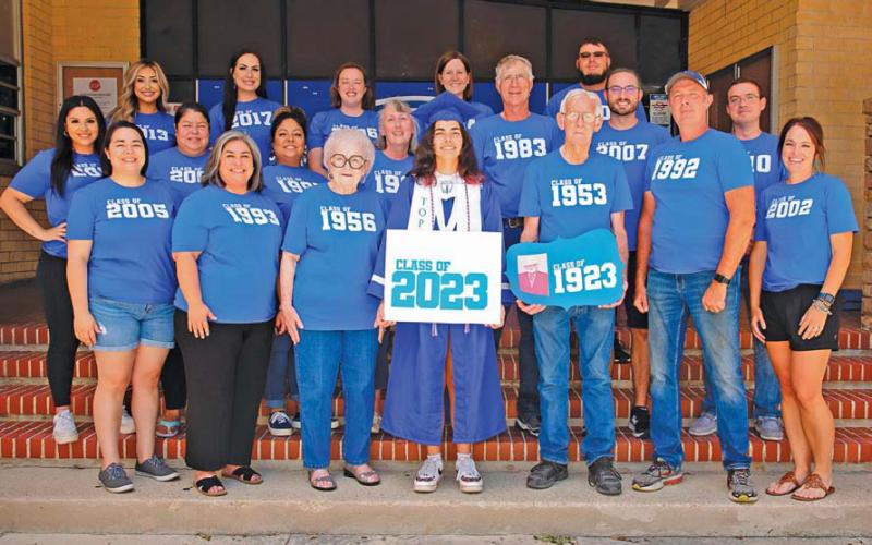 The Brown family has been in Lampasas more than 100 years and includes several generations of Lampasas High School graduates. courtesy photo