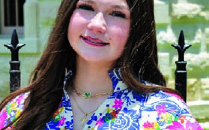 Hallie Watson Age: 15 Parents: Sarah Watson and Chance Watson Honors, achievements and school activities: works at The Cherry on Top, top 5% of her class, named Student of the Month, A Honor Roll, serves as athletic trainer, Student Council member, FFA member with a Greenhand license, and 2025 District 4-A Academic All-District varsity football trainer. Sponsor: M.D Abel Co.