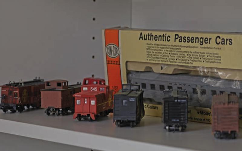 Above is a small selection of the 300-plus rail cars the Lampasas Depot Foundation has acquired for display inside the historic Santa Fe Depot. ERICK MITCHELL | DISPATCH RECORD