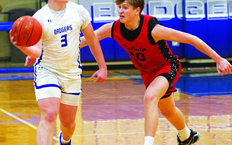 Aidan Nuckles was a four-year starter in basketball for the Badgers. He was able to represent the program once more playing in the FCA competition. FILE PHOTO