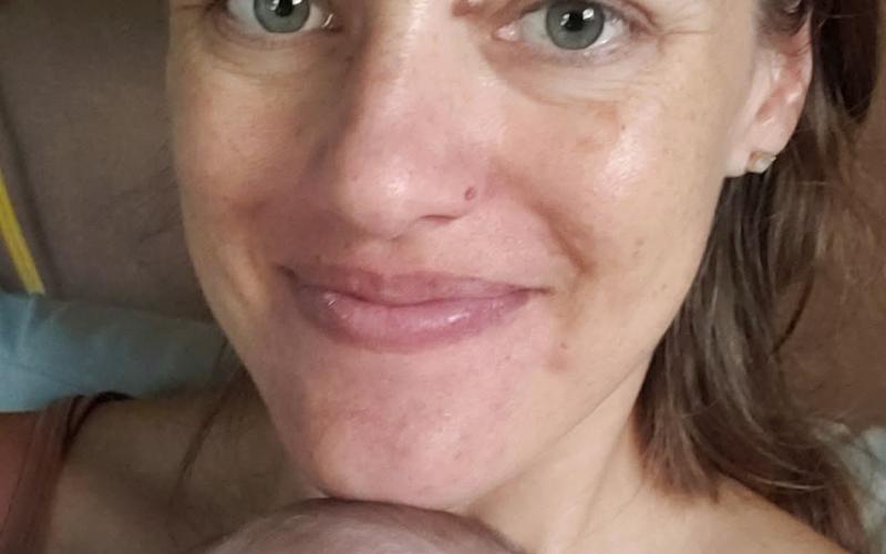 Mother and baby are doing just fine after delivery. COURTESY PHOTO