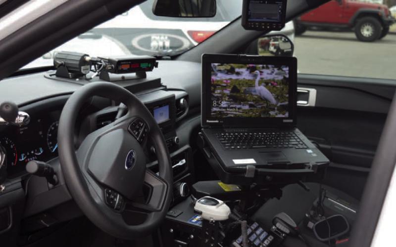 Upgraded wireless connectivity will be added to all Lampasas Police Department patrol vehicles to provide better internet functionality for officers’ use. ERICK MITCHELL | DISPATCH RECORD