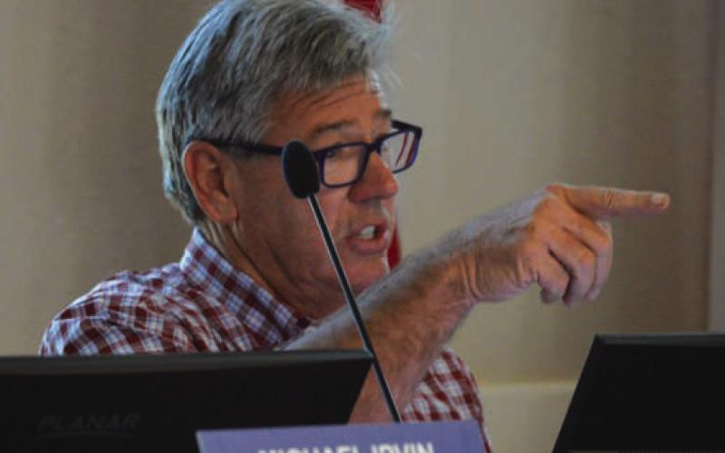 EDC director Michael Irvin said Vision Lampasas needs to do a better job raising its own funds from the community. ERICK MITCHELL | DISPATCH RECORD