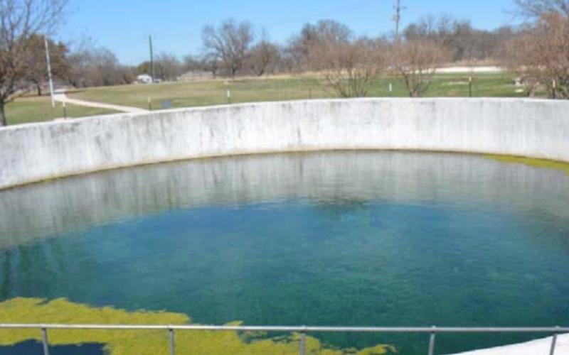 The fencing around Hanna Springs is one of the projects under consideration for renovations. MONIQUE BRAND | DISPATCH RECORD