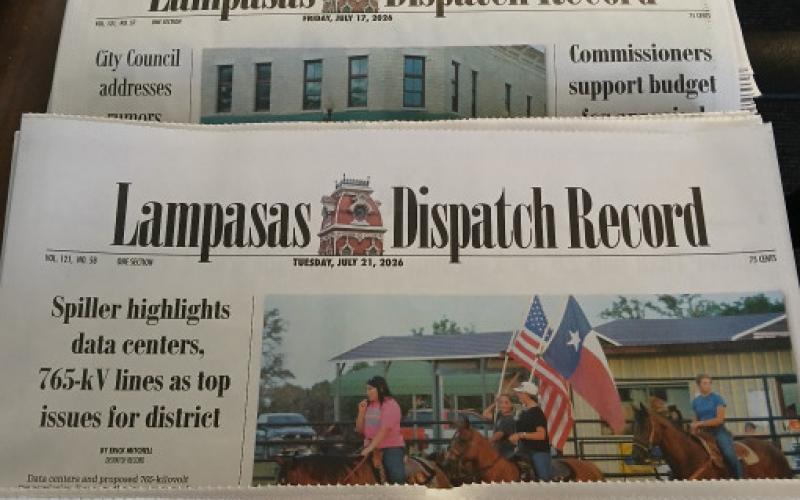 Starting with the Aug. 4 edition, the Dispatch Record will come from a new printing plant with a slightly more narrow paper width.