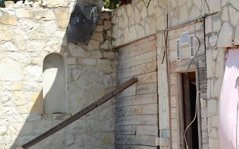 A few exterior walls are all that is left of St. Paul’s AME Church after a storm ravaged the building in 2019. The newly formed Lampasas Cornerstone Conservancy hopes to rescue this century-old structure as well as two other endangered structures and the site of the Moses Hughes Mill. JOYCESARAH MCCABE | DISPATCH RECORD