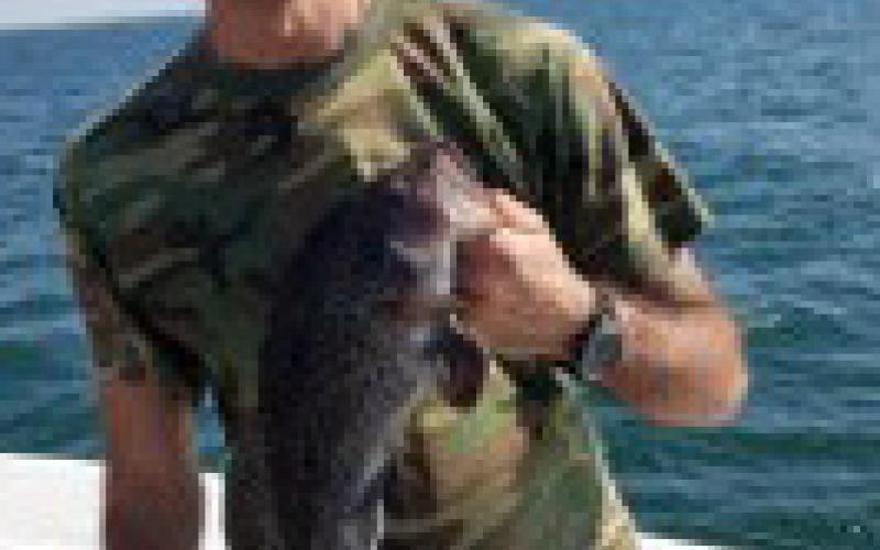 Mark Nicolas enjoys a fishing session before beginning residential treatment in Texas. COURTESY PHOTO