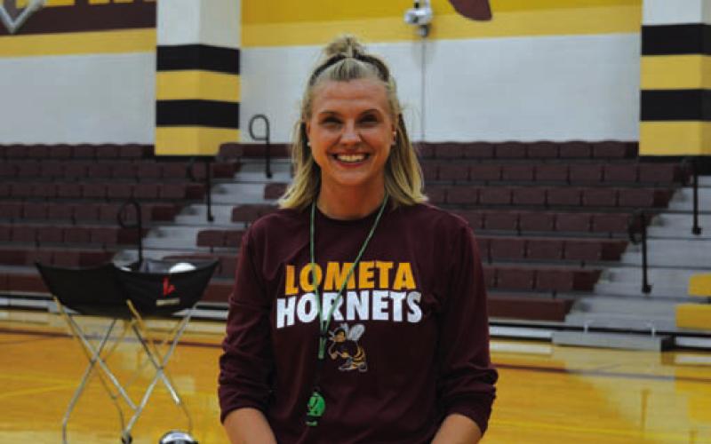 Lady Badger alum Madison Morris will serve as head coach of the Lometa volleyball program this year. ERICK MITCHELL | DISPATCH RECORD