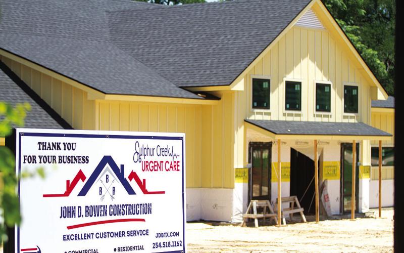 Sulphur Creek Urgent Care is having a new clinic built on Central Texas Expressway for owner Michele Kent and her medical staff. HUNTER KING | DISPATCH RECORD