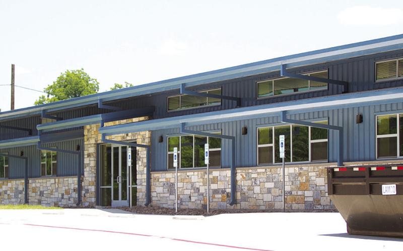 This site on U.S. Highway 281 South will house Day One Fitness, which will move out of its current location near the high school and open the new gym when construction is complete. HUNTER KING | DISPATCH RECORD