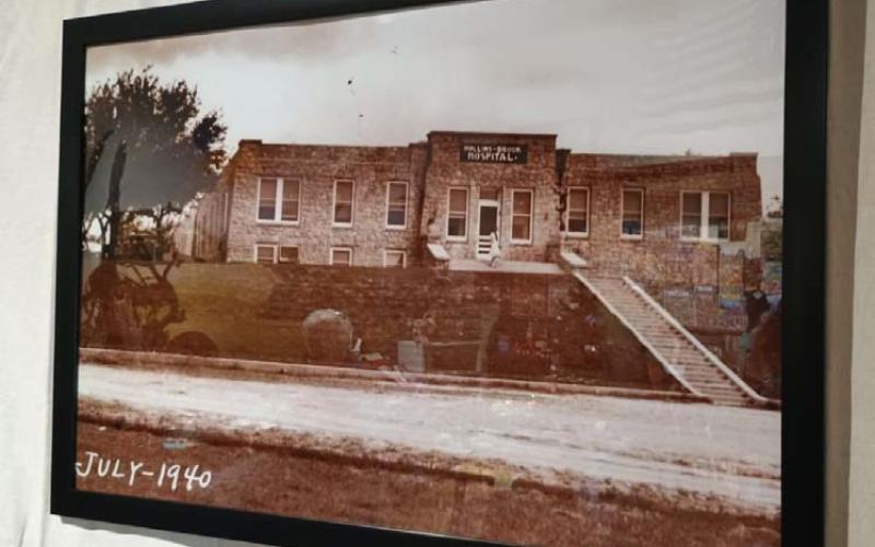 Prior to the hospital’s extensive renovation in recent years, the medical facility was much smaller, as evident in this photo from July 1940. Photos like this one will be on display at the Lampasas County Museum until April. courtesy photo