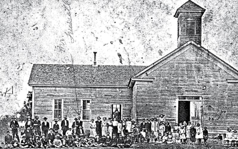 A public school once functioned in the community of Kempner prior to the city’s incoporation. This photo of the school was taken before the year 1900. COURTESY PHOTO