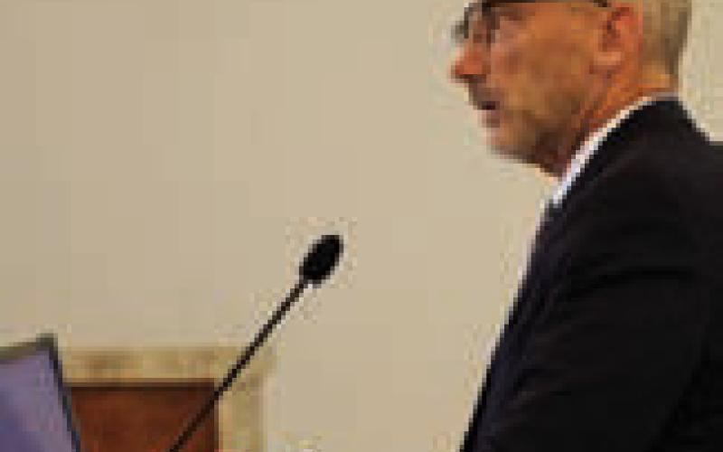 Lampass City Manager Finley deGraffenried announced in July he would step down. FILE PHOTO