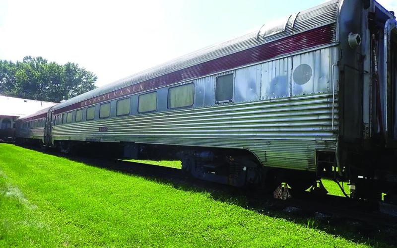 The Lampasas Depot Foundation is eyeing two stainless steel Budd cars as shown above to serve as dining cars on the depot property. Budd coaches would be relabeled appropriately to reflect the Santa Fe name. COURTESY PHOTO