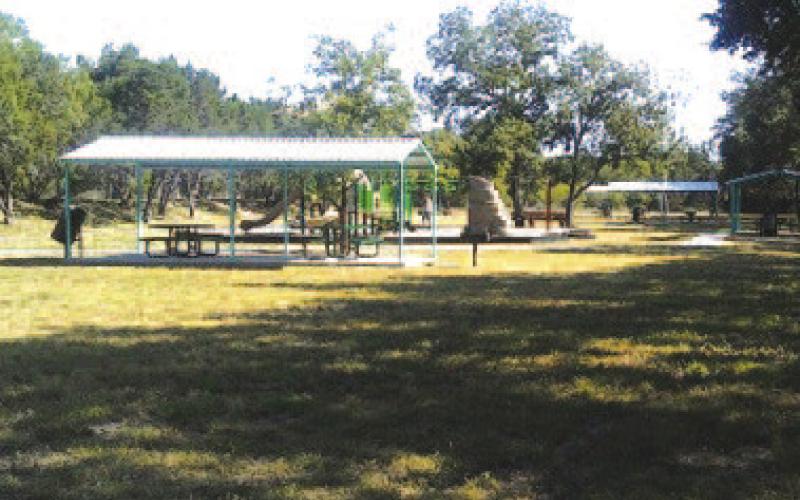 FILE PHOTO Those who wish to reserve a space at Sylvia Tucker Memorial Park for use on a specific date will need to make a reservation at City Hall and pay a rental fee. Other use of the park facilities is allowed without a fee.