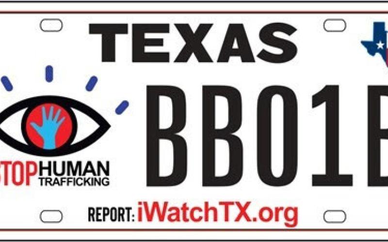 Proceeds from the “Stop Human Trafficking” specialty license plate benefit research, treatment services, shelter and support for youth survivors of human trafficking crimes. courtesy photo