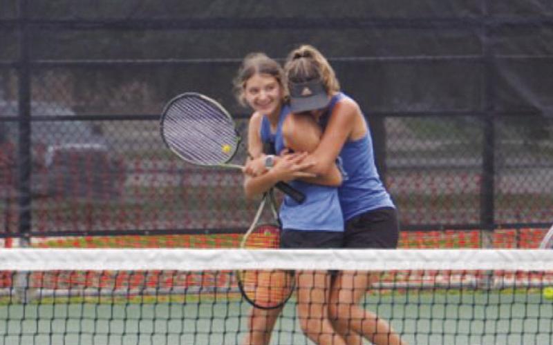 FILE PHOTO Caroline White and Madelyn White getting to state together is a story that epitomized Lampasas athletics.