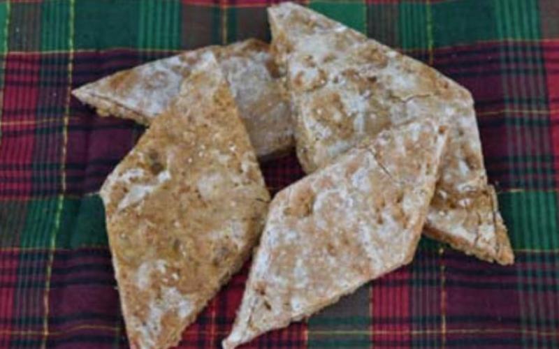 Renate Wright makes Lebkuchen every Christmas season, a nod to her German heritage. Pictured are her diamond-shaped cookies. MADELEINE MILLER | DISPATCH RECORD