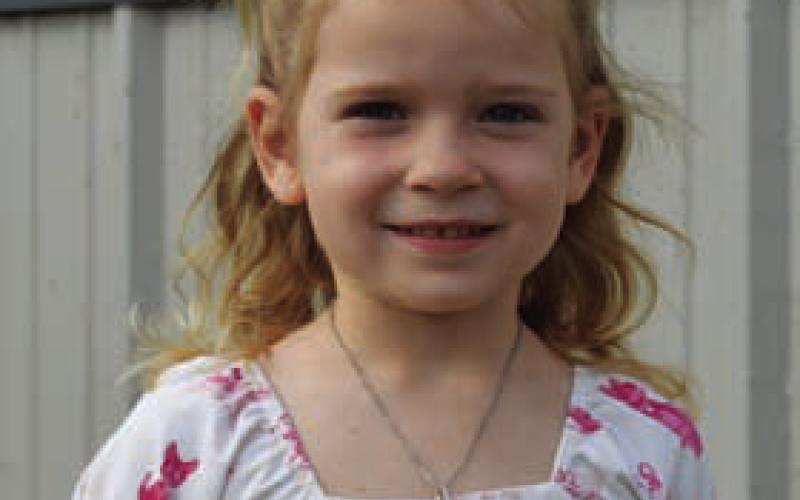 Kennedy Key Age: 4 Parents: Chase and Heather Key