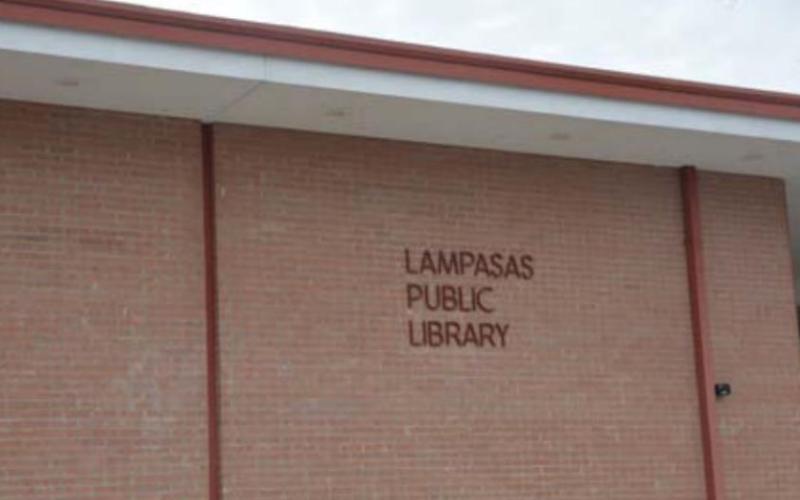 The Lampasas Public Library will receive federal funds it can use for projects such as new signage. MONIQUE BRAND | DISPATCH RECORD