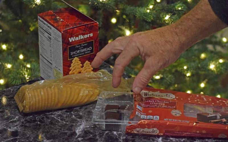 Leaving treats out and easily accessible during the holiday season is a temptation for snacking. Putting treats away and out of sight can help keep your diet -- and your blood sugar! -- in check. alexandria Randolph | Dispatch record
