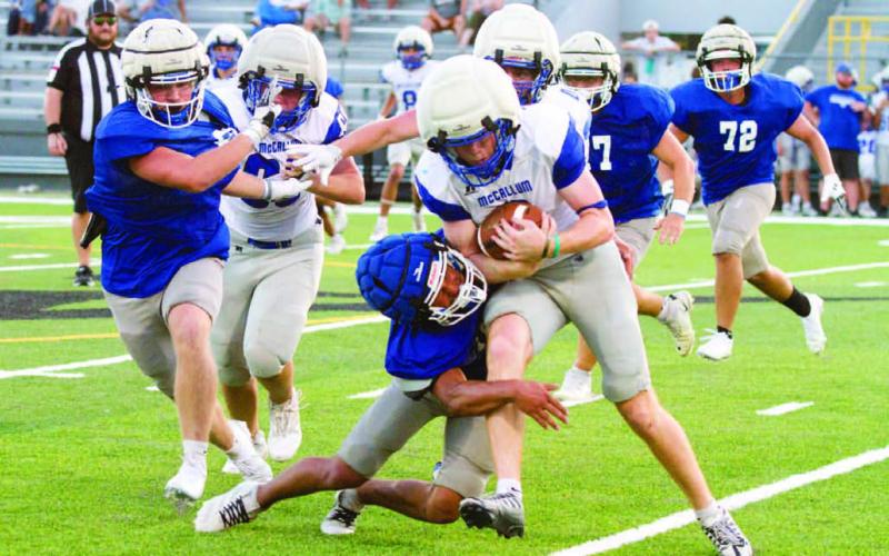 The Badger defense will look to create stops and rally to the ball carrier like they did versus McCallum. ERICK MITCHELL | DISPATCH RECORD