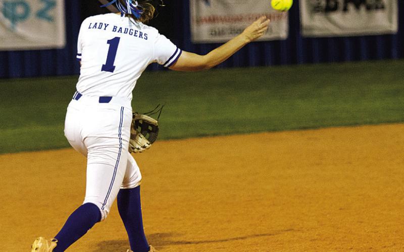 FILE PHOTO Gia Grasso throws the ball to second base.
