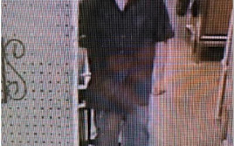 This still image was captured from video surveillance during an attempted theft at The Trading Post. Those with any information on this suspect should contact the Lampasas Police Department at 512-556-3644. COURTESY PHOTO | LAMPASAS POLICE DEPARTMENT