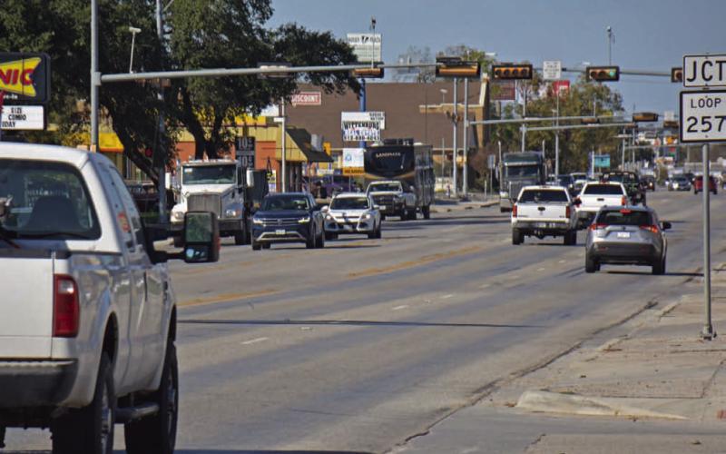 The state transportation department is studying the prospect of constructing a relief route that would redirect traffic around Lampasas instead of through the heart of the business district. Public input is sought on the project. FILE PHOTO