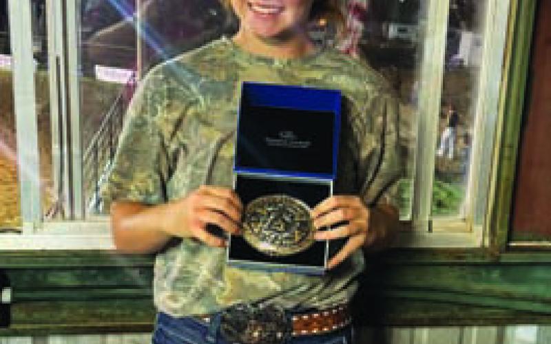 Kenlyn King secured the All-Around Cowgirl award in the 16-to-19-year-old division. COURTESY PHOTO