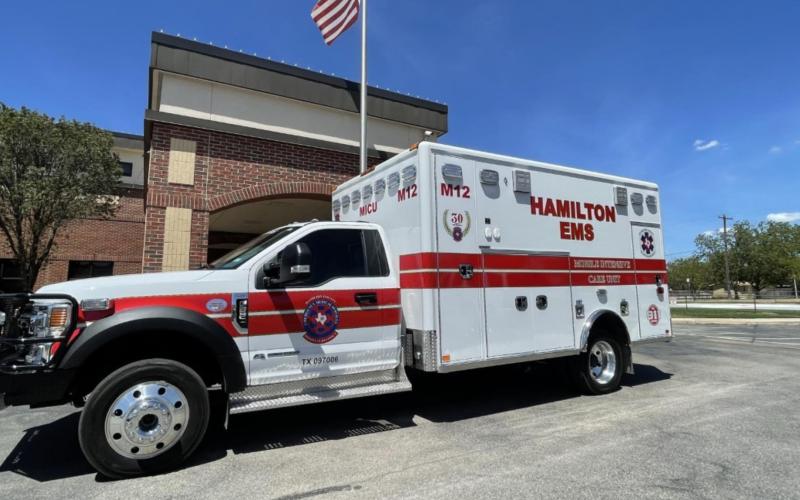 Hamilton County Hospital District EMS has been approved by the county to provide ambulance services for Lampasas County residents. COURTESY PHOTO