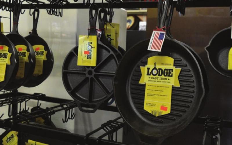 Lodge Cast Iron cookware is sold at Hoffpauir’s Ranch &amp;amp; Supply. MADELEINE MILLER | DISPATCH RECORD