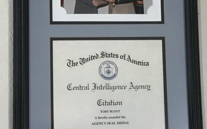 Randolph Scott was recognized for his involvement in Operation Cold Feet in May 1961 with a CIA Agency Seal Medal. courtesy photo