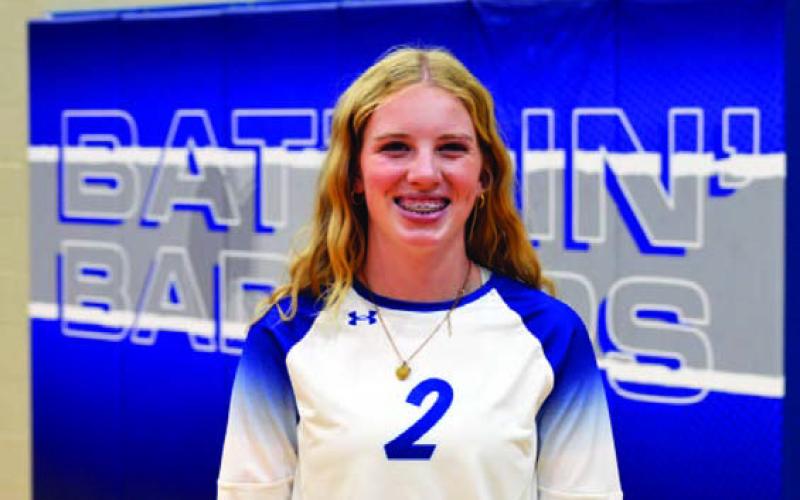 Name: Ellie Felkner Class: Junior Sport: Volleyball Favorite Athlete: Alex Bower Favorite Hobby: Baking Favorite Food: Chicken Alfredo Favorite Movie: Remember the Titans