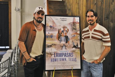 Lampasas natives Chase Kuker and Jordan Kuker offered showings last week of their recently completed documentary that tells the story of their hometown. Numerous local residents participated in the project, and their voices narrate the film and describe the legacy of the city. The Kukers said they plan to hold more showings of the documentary and want to take it to film festivals. ERICK MITCHELL | DISPATCH RECORD