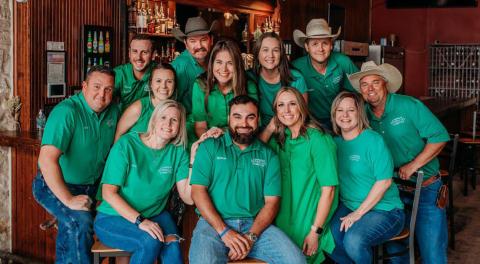 After year-long preparations by committee volunteers, the 2024 Spring Ho Festival is ready to begin on Monday. The Spring Ho Committee responsible for all the planning is comprised of, front row from left, Annie Trotter, Spinner Dimas, Mandy Johnson and Tricia Sneed; middle row, Jason Bobo, Blake Parrish, Stacy Oncke, Megan Tabor and Bryan Ellis; top row, Chuck Stermer, Bart Clary and Bobby Bumpas. COURTESY PHOTO | LAUREN CRAWFORD PHOTOGRAPHY