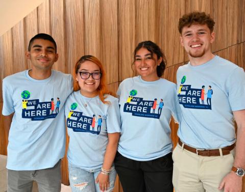 Zachary Inglis, at right, is shown with other Cooke Scholars at the 2022 Scholars Weekend, held recently in Washington, D.C. courtesy photo