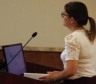 City Manager Erin Corbell cautioned council members that rate hikes could be in the offing for Lampasas residents in the next fiscal year. HUNTER KING | DISPATCH RECORD
