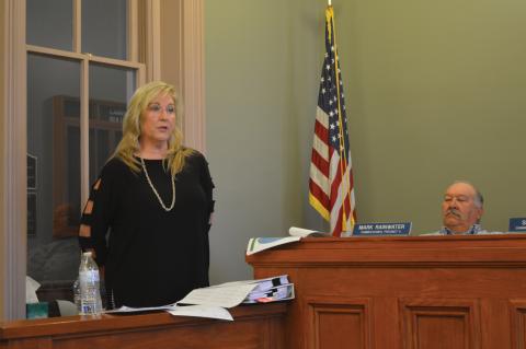 County Auditor Tragina Tallant said the new budget is up 22% from last year. ERICK MITCHELL | DISPATCH RECORD