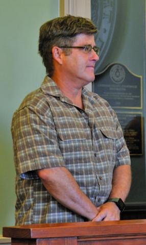 Phill Pall was named the county’s new Veterans Service Officer at the March 13 Lampasas County Commissioners Court meeting. ERICK MITCHELL | DISPATCH RECORD
