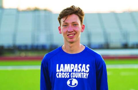 Name: Gabriel Allison Class: Senior Sport: Cross Country Favorite Teacher or Coach: Carl Gehring Favorite Place in Lampasas: Hancock Springs One Person You Look Up To: Alex Yee Main Goal This Season: Make Regionals