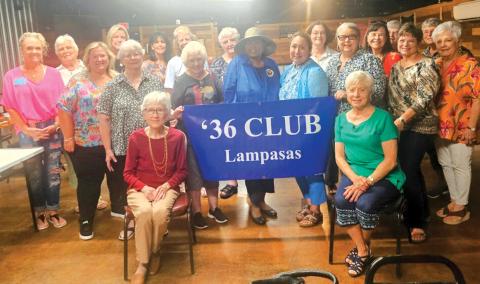 courtesy photo Members of the GFWC ’36 Club gathered at Putters &amp; Gutters Fun Center for a luncheon to kick off the new club year.