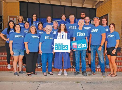 The Brown family has been in Lampasas more than 100 years and includes several generations of Lampasas High School graduates. courtesy photo