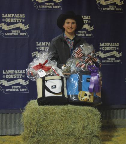 Jonathan Harris earned grand champion honors in the senior Food Fair division. ERICK MITCHELL | DISPATCH RECORD