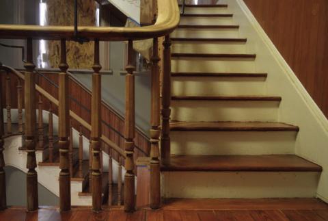 Work on the courthouse stairways remains to be completed, but the renovation project is on track to be finished by December, according to the contractor, Lampasas-based RKJ Construction. ERICK MITCHELL | DISPATCH RECORD