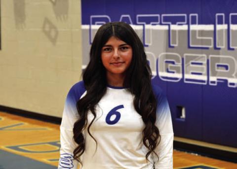 Name: Mariella Robledo Class: Senior Sport: Volleyball Favorite Athlete: Lionel Messi Favorite Hobby: Playing X-Box Favorite Food: Quesabirria Favorite Movie: Joe Dirt