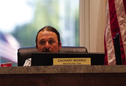 Councilman Zachary Morris said he had hoped to have a discussion with colleagues about the salary structure for city staff as part of budget considerations. Morris voiced some exasperation that the figures he had requested were not available at Monday’s workshop. HUNTER KING | DISPATCH RECORD
