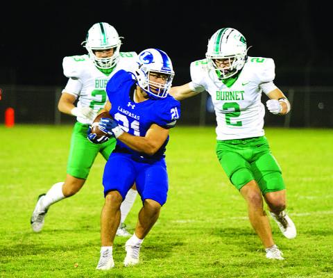 HUNTER KING | DISPATCH RECORD Expect KJ Reed and the Badger running attack to be an important part of what they try to do against Stephenville tonight.