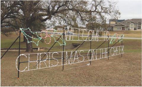 This 70-foot marquis sign was a target of vandalism in late November. Lampasas Parks &amp; Recreation crews have since repaired the sign, and Vision Lampasas members have increased the reward offered in the vandalism investigation. JOYCESARAH MCCABE | DISPATCH RECROD