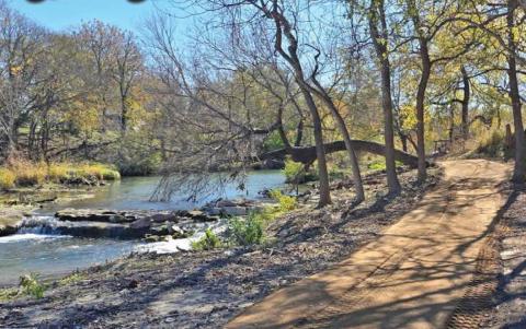 Forward Lampasas completed its trail along Sulphur Creek between the Western Street and Fourth Street bridges in 2025. While that project remains a focus for the group, the nonprofit is looking to expand its reach in new avenues. COURTESY PHOTO